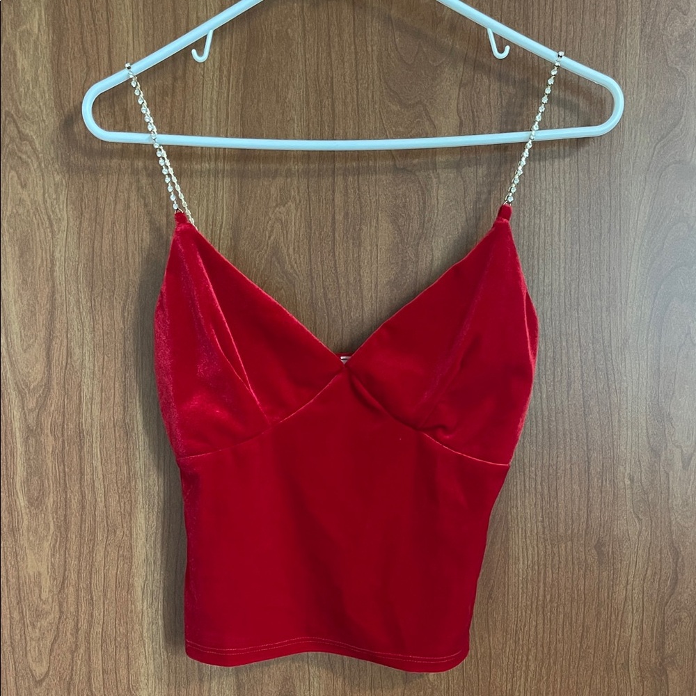 Chocolate Red Velvet Camisole Top